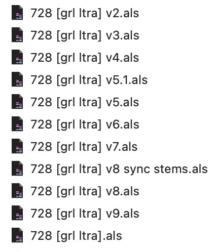 Ableton project files